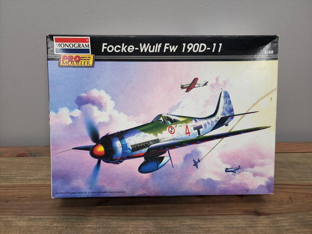 Monogram ProModeler 1:48 Focke-Wulf Fw 190D-11 MODEL Kit 85-5969 OPEN BOX